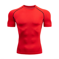 Men’s Compression Running T-Shirt – Quick Dry Short Sleeve Gym & Training Sportswear