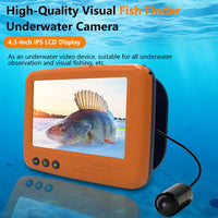 Underwater Fishing Camera 4.3 Inch LCD Ice Fishing Finder Winter Fisherman Fishing Camera with Night Vision 15m Cable