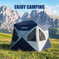 4 Person Quick Setup Camping Tent – Waterproof Wind Resistant Portable Shelter for Outdoor Camping & Hiking