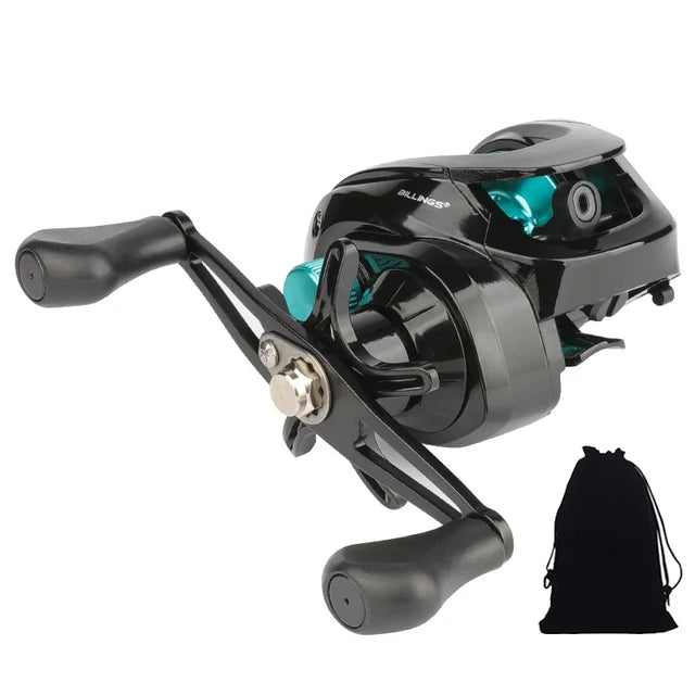 Heavy Duty Baitcasting Fishing Reel – 8KG Max Drag Casting Reel for Saltwater & Freshwater Fishing