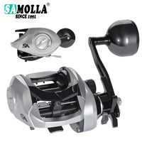 Heavy Duty Saltwater Baitcasting Fishing Reel – Waterproof 15KG Drag Trolling Reel