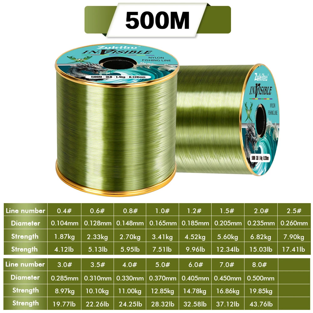 Ultra Strong Monofilament Fishing Line – Durable Carp Fishing Mono Wire (220M-350M)