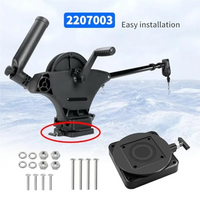 Adjustable Low Profile Swivel Mount Base – Heavy Duty Downrigger Mounting Base