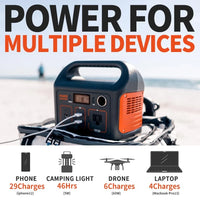 Jackery Explorer 290 Portable Power Station – 290Wh Lithium Battery, 200W AC Output, 110V Pure Sine Wave Solar Generator for Camping & Emergency Backup