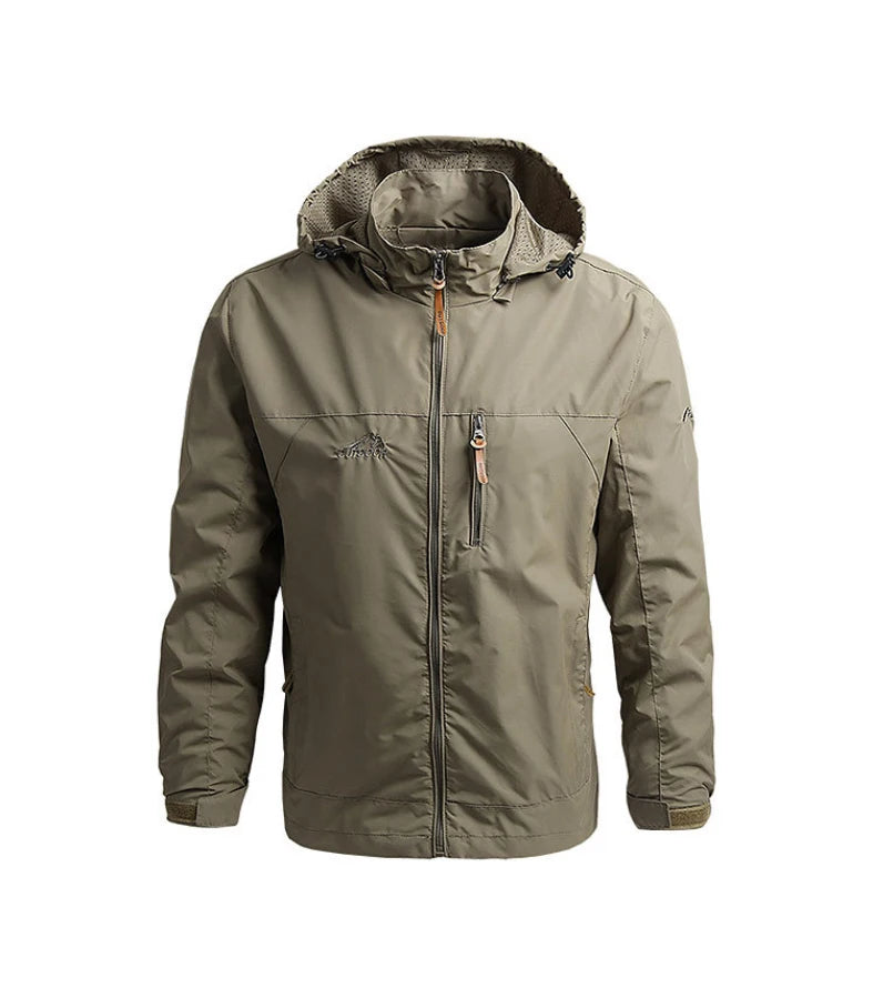 Waterproof Windbreaker Jacket – Outdoor Hiking, Camping & Fishing Casual Coat