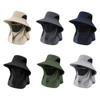 UV Protection Fishing & Hiking Hat – Outdoor Bucket Hat with Neck Flap for Men & Women