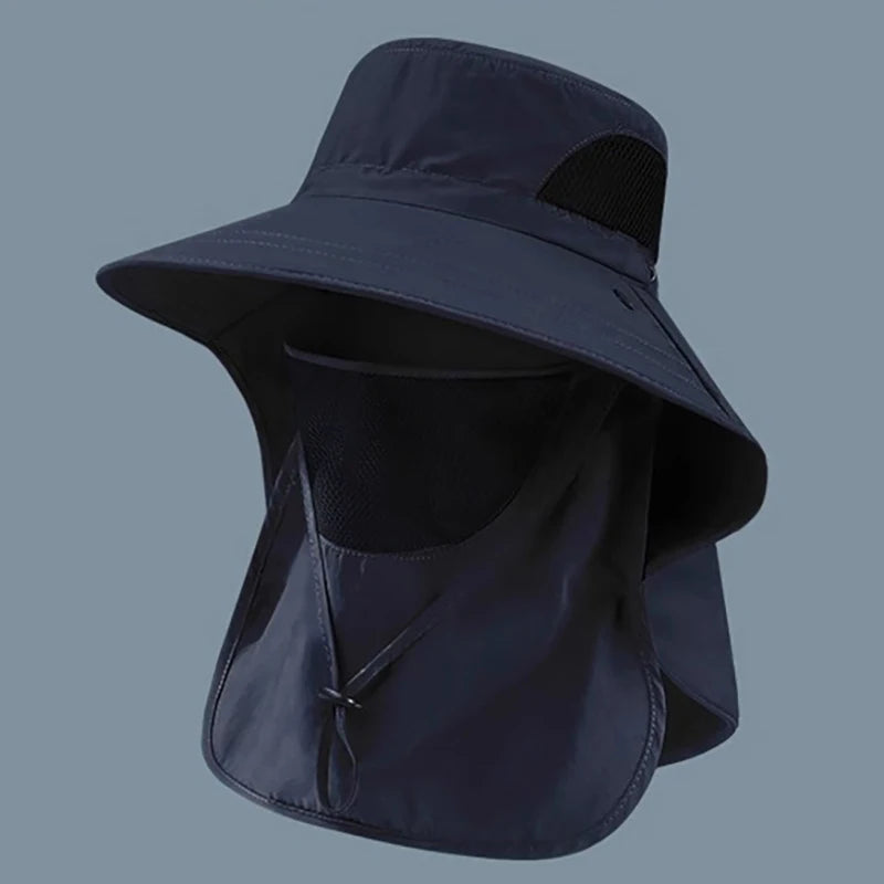 UV Protection Fishing & Hiking Hat – Outdoor Bucket Hat with Neck Flap for Men & Women