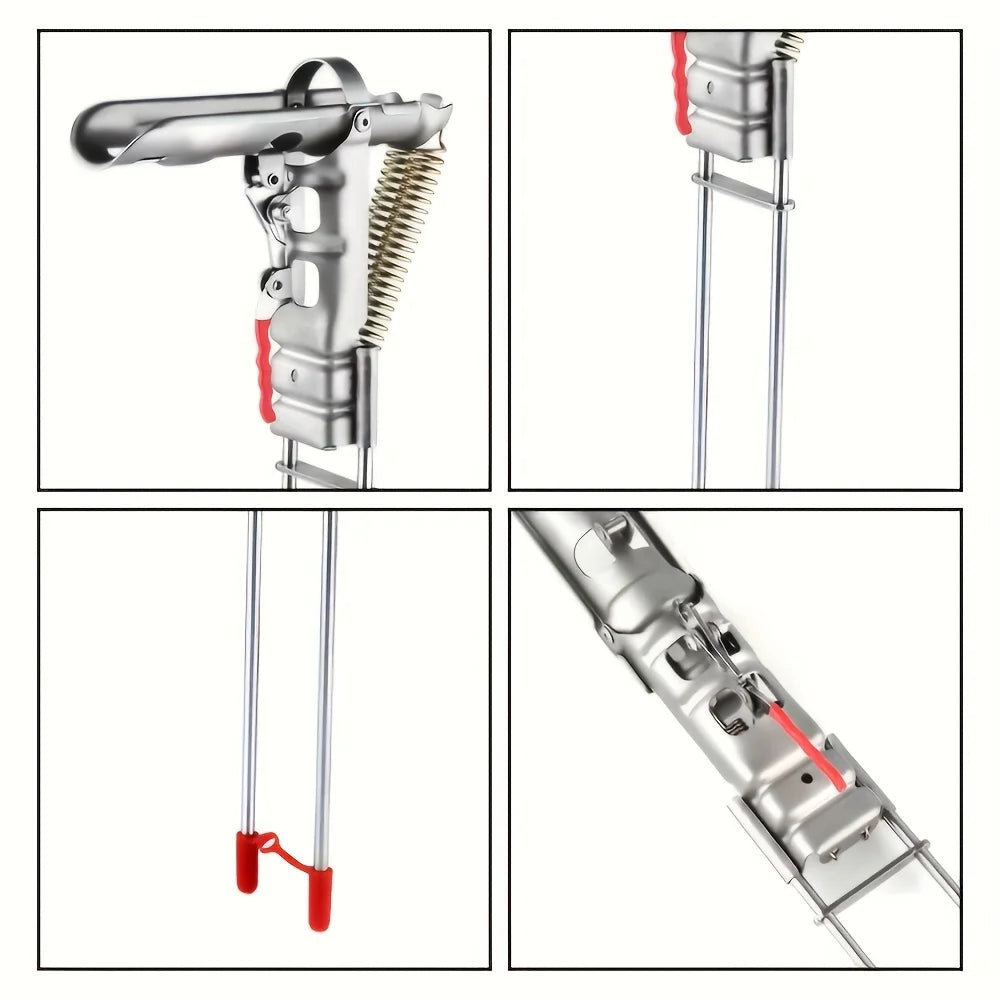 Automatic Spring Fishing Rod Holder – Adjustable Folding Stainless Steel
