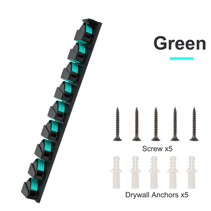 Wall Mounted Fishing Rod Holder Rack – Vertical & Horizontal Storage for Up to 9 Rods