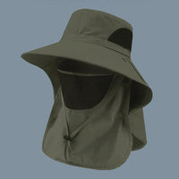UV Protection Fishing & Hiking Hat – Outdoor Bucket Hat with Neck Flap for Men & Women