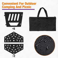 Portable Outdoor Fire Pit – Wood-Burning Log Stove Fireplace for Camping, Backyard, Patio, Garden & Beach