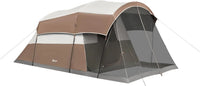 6/8/10 Person Family Camping Tent with Screen Room – Large Waterproof Tunnel Tent with Rainfly for Outdoor Camping
