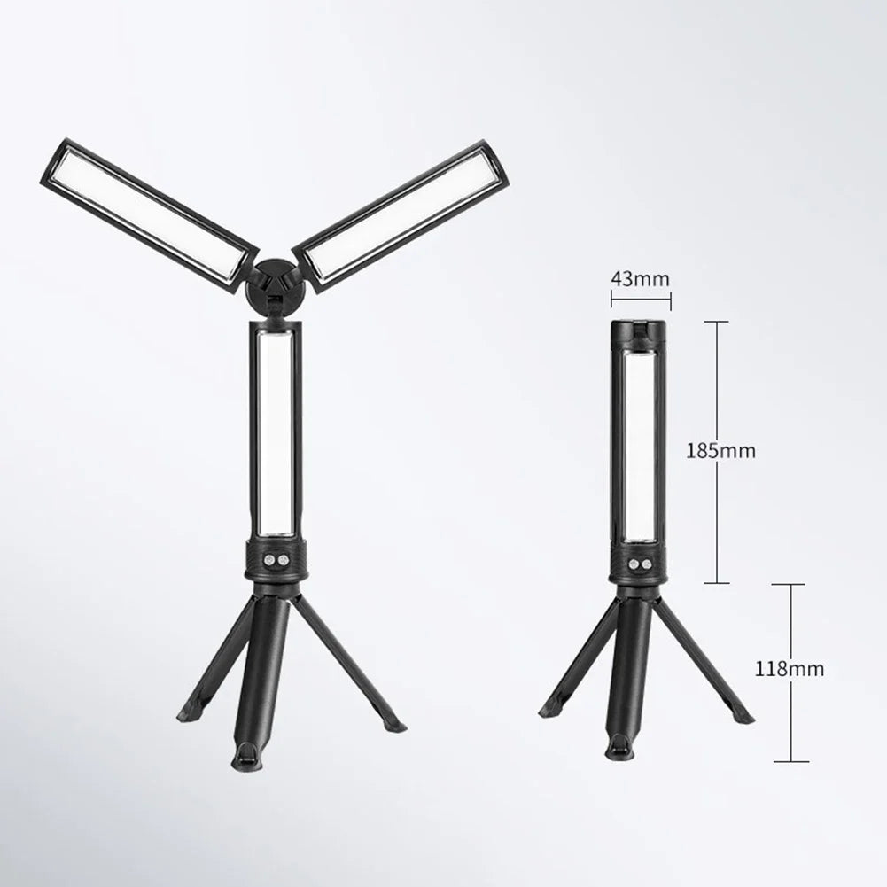 LED Emergency Floodlight Work Lamp with USB Charging & Bracket