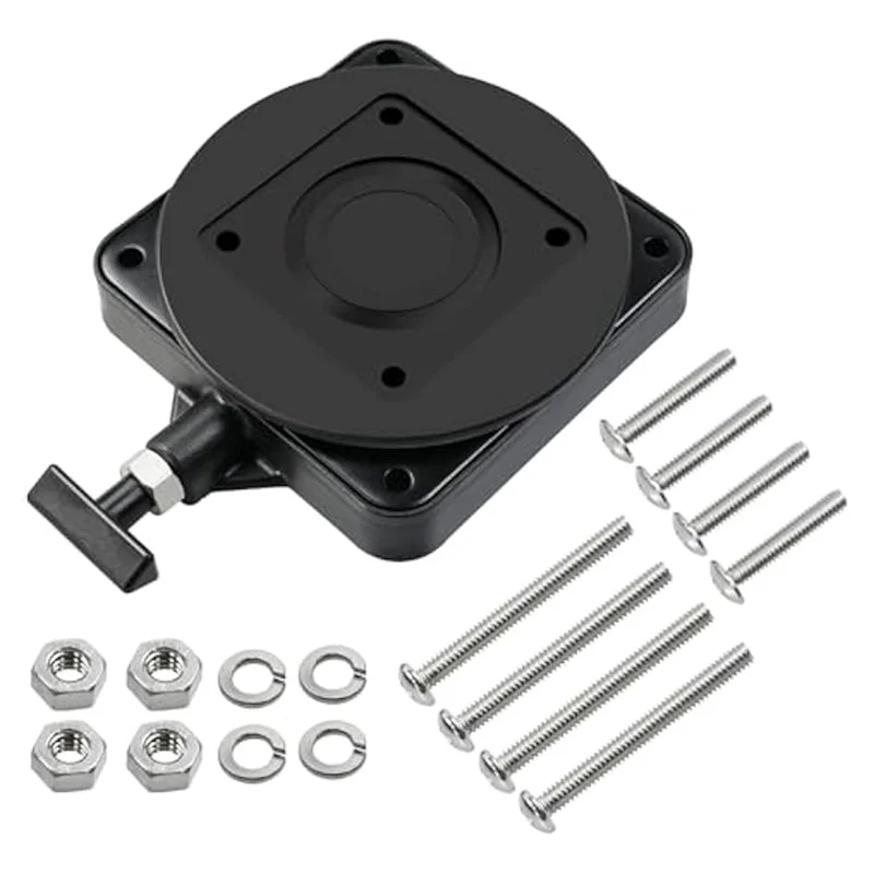 Adjustable Low Profile Swivel Mount Base – Heavy Duty Downrigger Mounting Base