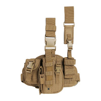 Tactical Leg Gun Holster with Phone Pocket for Hunting Gear