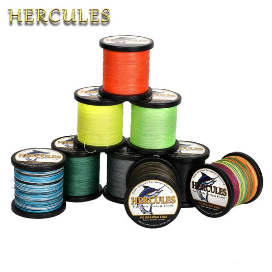 Hercules 12 Strands Braided Fishing Line – 300M-1000M, 10-200LB