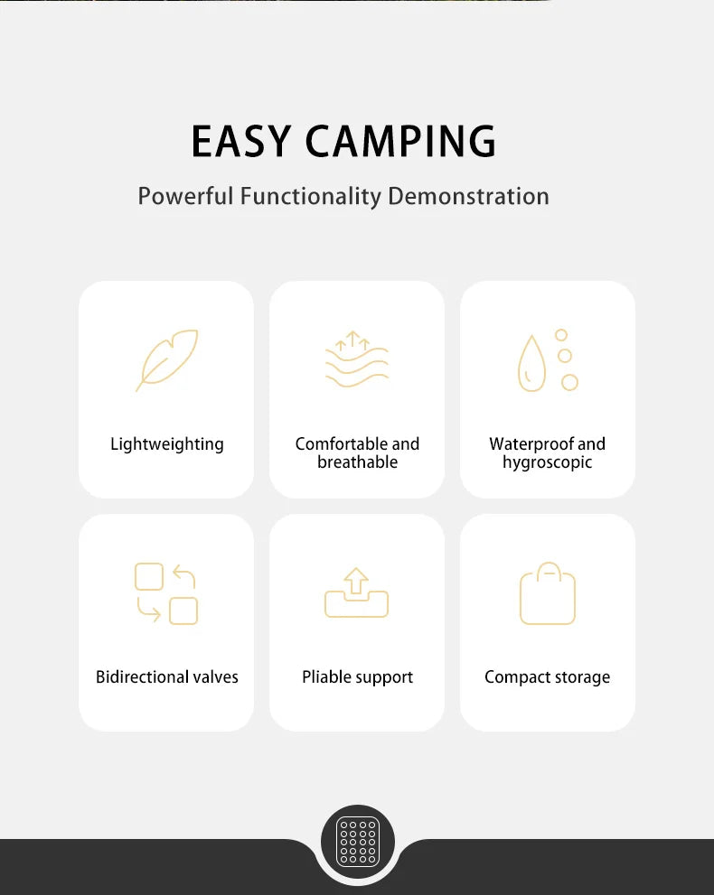 Naturehike Self Inflating Camping Air Mattress Portable Bed