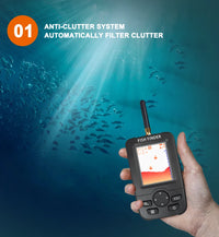 FindFish Portable Wireless Fish Finder XJ01 Sonar Fishing Echo Sounder Detector - Fishing Accessories