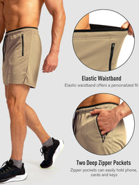 Men’s Performance Fishing Shorts – Breathable Quick Dry Outdoor Shorts for Camping, Running & Beachwear