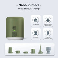 WESTTUNE Tiny Air Pump with Camping Lantern – 4.5kPa Inflator