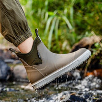 Men’s Heavy Duty Waterproof Rain Boots – Durable Outdoor Fishing & Work Boots