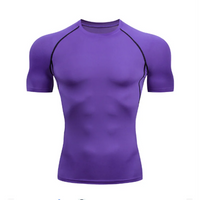 Men’s Compression Running T-Shirt – Quick Dry Short Sleeve Gym & Training Sportswear