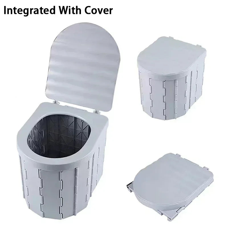 Portable Folding Toilet for Camping & Travel – Lightweight & Durable