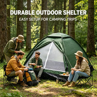 2 Person Ultralight Camping Tent – Dual Layer Waterproof Outdoor Hiking Tent with Sun Protection