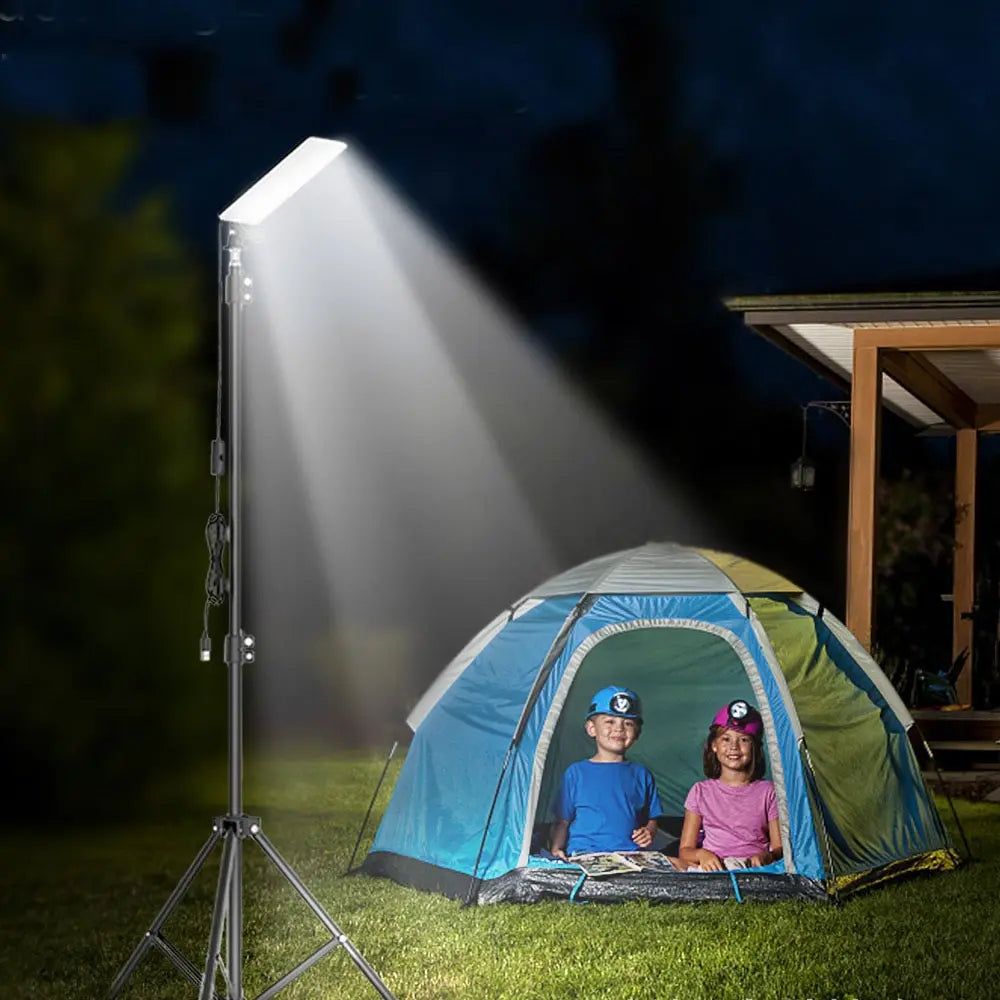 Portable Outdoors Led Work Light USB Tripod Camping Lamp Spotlight SMD Telescopic Pillar Lamps Collapsible Outdoor Picnic Light