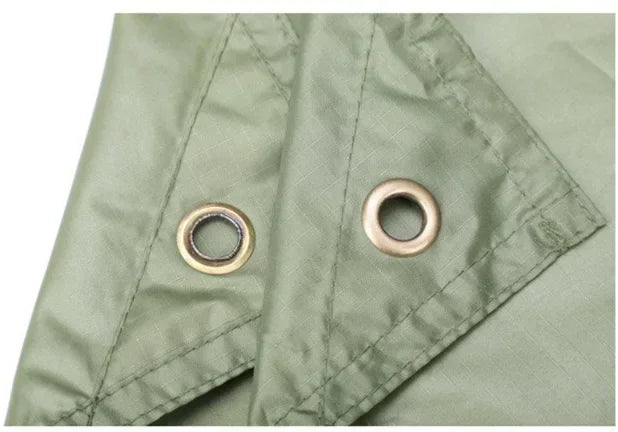 3 In 1 Outdoor Raincoat Hooded Sleeve Waterproof Rain Poncho Motorcycle Rain Cover Camping Hiking Travel Rainwear
