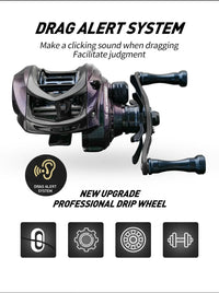 Ultra Lightweight BFS Baitcasting Reel – Ceramic Bearing Fishing Reel with 5KG Drag