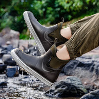 Men’s Heavy Duty Waterproof Rain Boots – Durable Outdoor Fishing & Work Boots