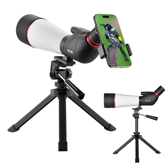 20-60X Zoom Spotting Scope 80mm HD Lens for Bird Watching
