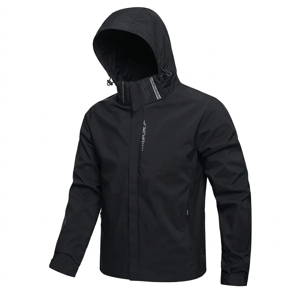Waterproof Windproof Jacket – Lightweight Hoodie for Hiking, Cycling & Outdoor Work