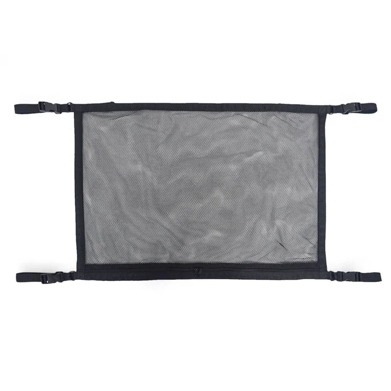 SUV Car Ceiling Storage Net – Breathable Mesh Roof Cargo Organizer for Interior Auto Storage & Travel Accessories