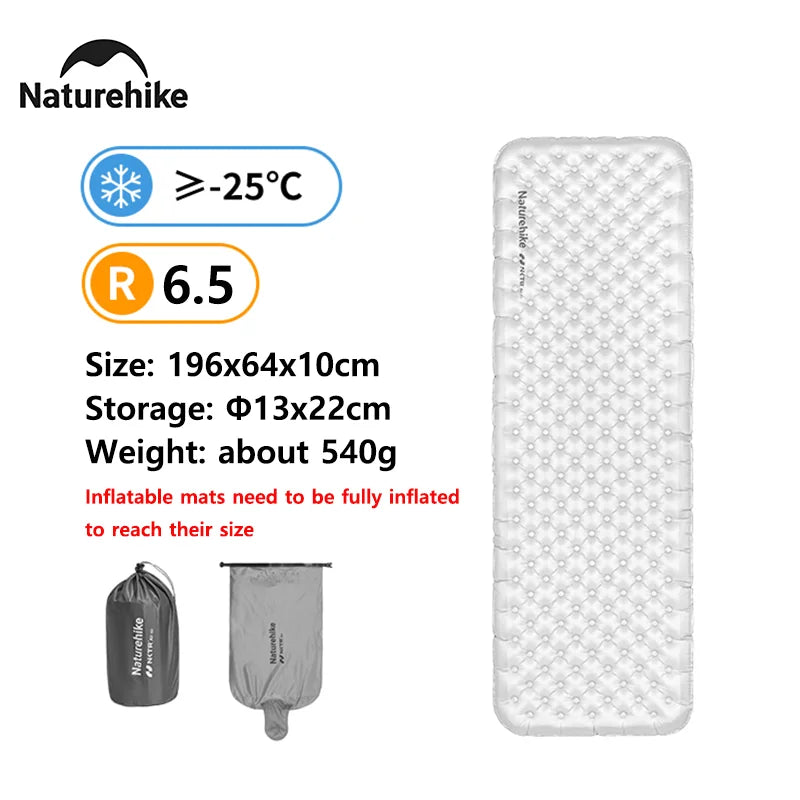 Naturehike Ultralight Camping Air Mattress Winter Sleeping Pad