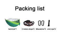 Portable Heavy Duty Nylon Camping Hammock with Mosquito Net – Single/Double Outdoor Travel Hammock