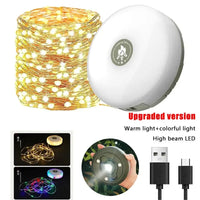 10M Length LED Camping Lamp Strip Atmosphere Waterproof Recyclable Light Belt Outdoor Garden Decoration Lamp for Tent Room