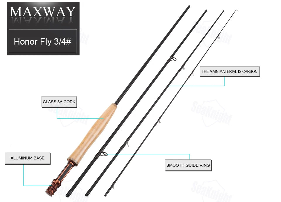Ultra Lightweight Carbon Fiber Fly Fishing Rod – Dismountable High Performance Fishing Pole