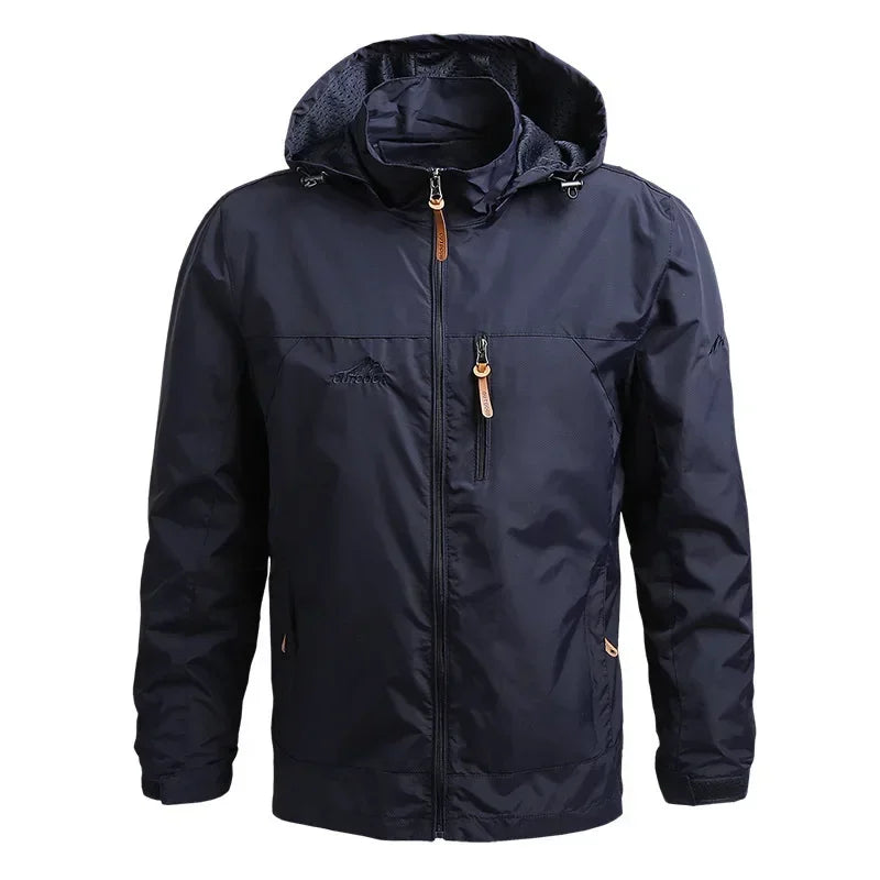 Waterproof Windbreaker Jacket – Outdoor Hiking, Camping & Fishing Casual Coat