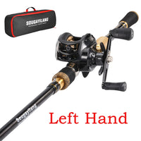 Heavy Duty Telescopic Baitcasting Rod & Reel Combo – Full Fishing Kit with Carry Bag