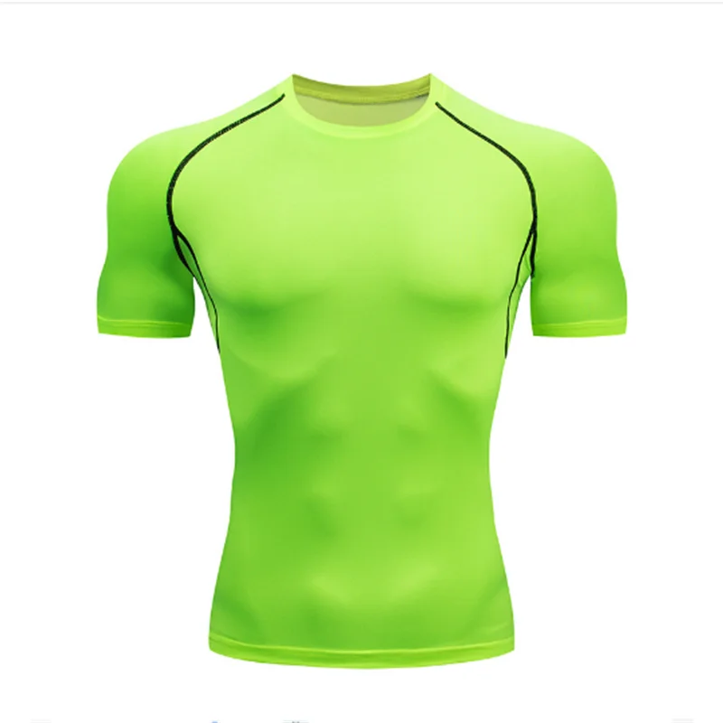 Men’s Compression Running T-Shirt – Quick Dry Short Sleeve Gym & Training Sportswear