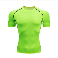 Men’s Compression Running T-Shirt – Quick Dry Short Sleeve Gym & Training Sportswear