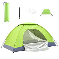 Ultralight 1-2 Person Camping Tent – Single Layer Portable Hiking Tent with Anti-UV Coating for Backpacking