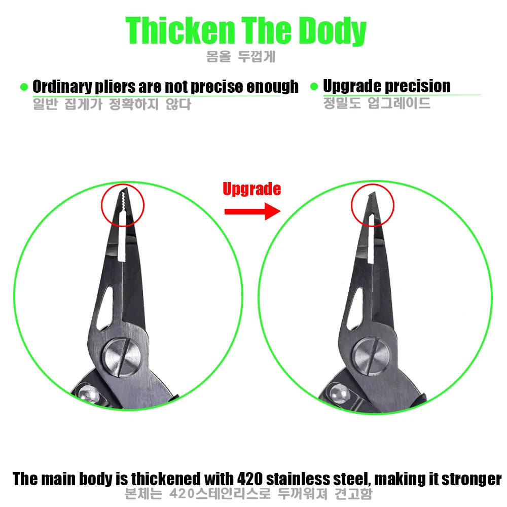 Heavy Duty Multifunction Fishing Pliers – Stainless Steel Hook Remover & Line Cutter Tool