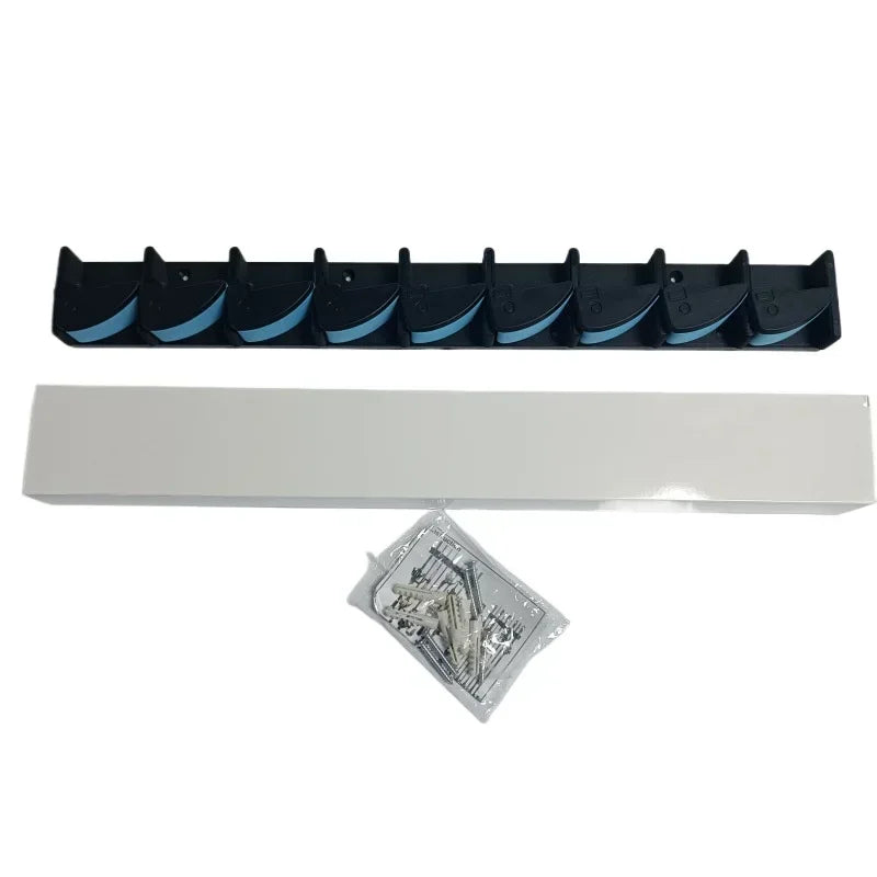 Wall Mounted Fishing Rod Holder Rack – Vertical & Horizontal Storage Organizer for Up to 9 Rods