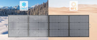 MHPOWOS 220W Foldable Solar Panel – Portable MC4 Solar Charger for Camping & Power Stations