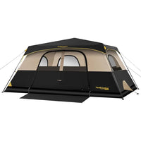 4-10 Person Cabin Camping Tent – Quick Setup Waterproof Windproof Family Tent for Camping & Hiking