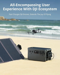 DJI Power 1000 (1024Wh) Portable Power Station – 2200W High Power, Ultra-Silent Backup Generator