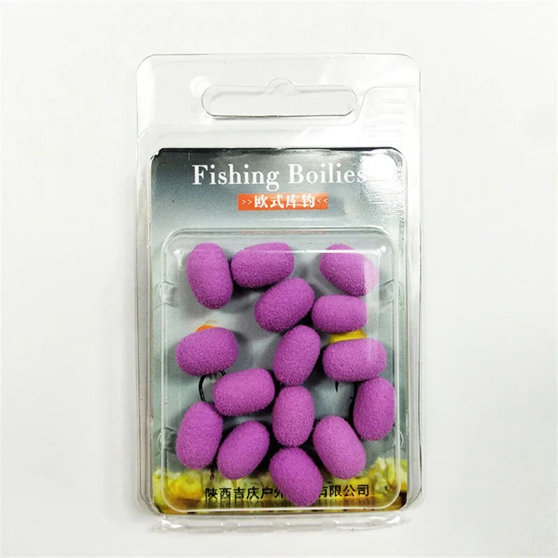 Floating Boilies Carp Fishing Bait Set – High Buoyancy Hair Rig Fishing Baits (15PCS)